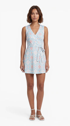 Drop 1: "FEMININE MINI" Kleid – Mediterranean Tile