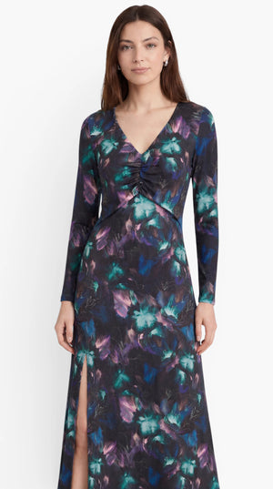 Drop 1: "ELEGANT MAXI" Kleid – Night Flower