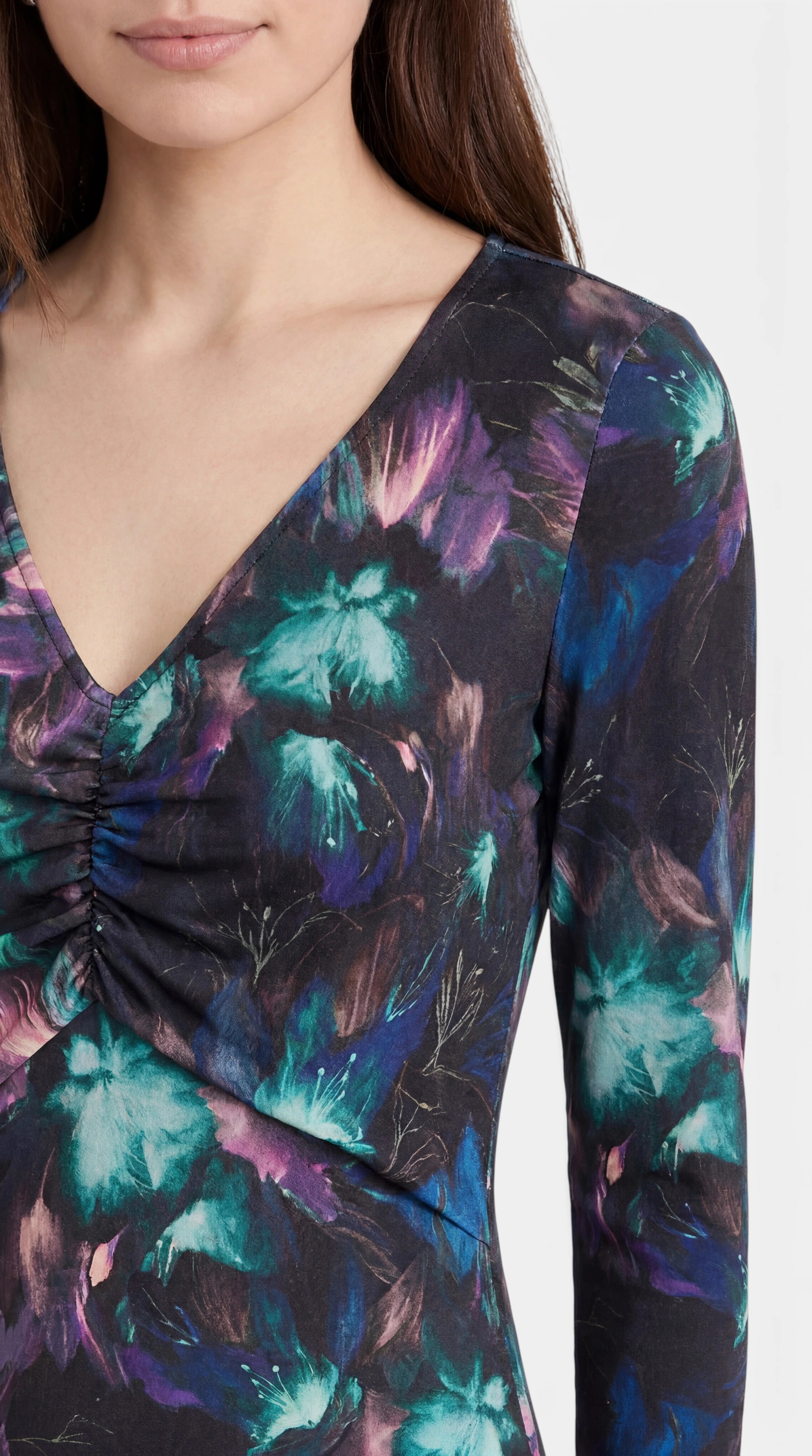 Drop 1: "ELEGANT MAXI" Kleid – Night Flower