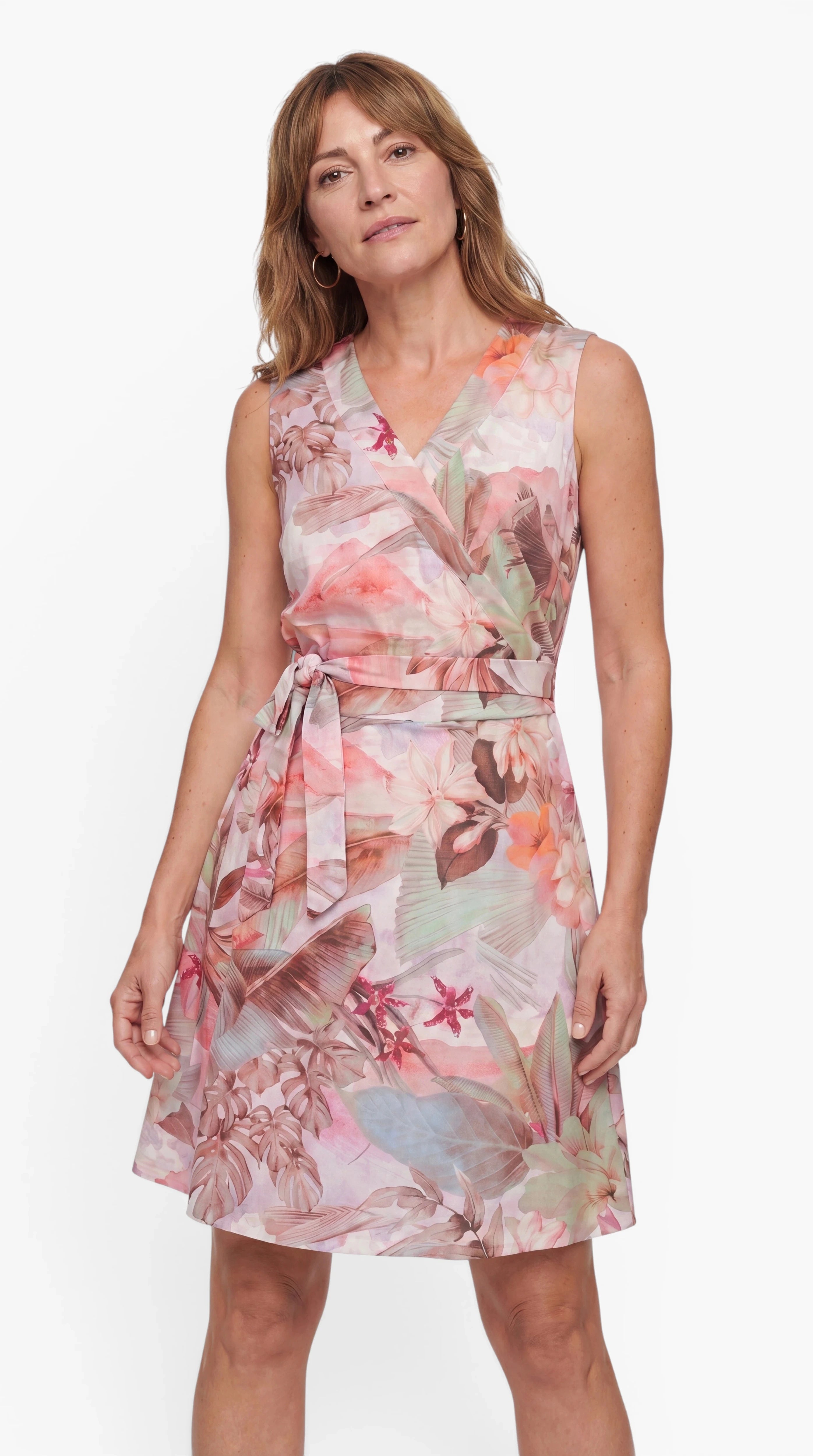 Drop 1: "FEMININE MINI" Kleid – Tropical Rosé