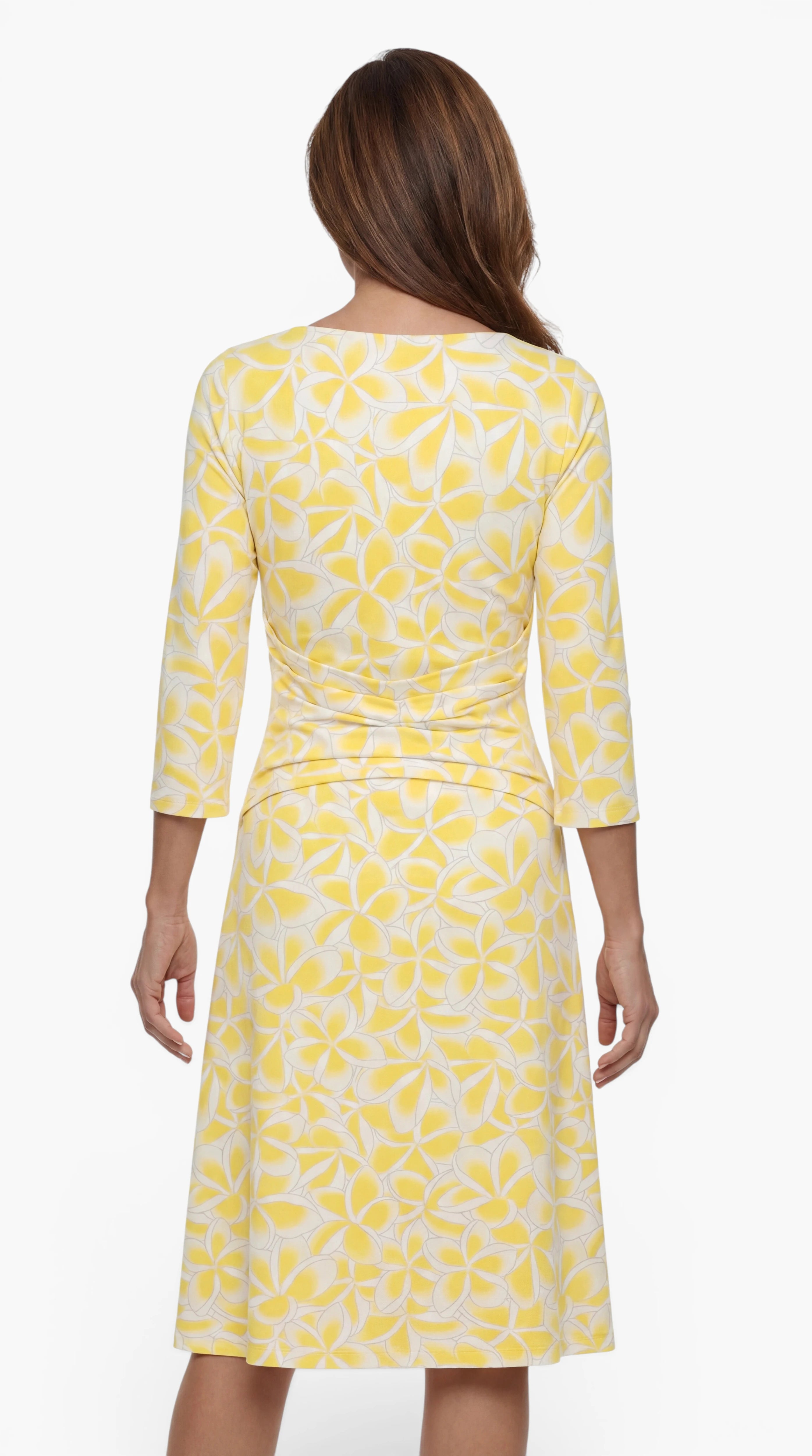 Drop 1: "CASUAL MIDI" Kleid – gelb