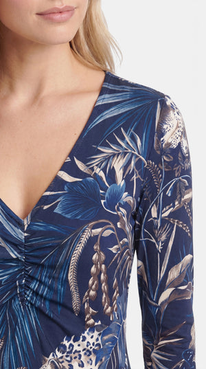 Drop 1: "ELEGANT MAXI" Kleid – Tropical Leo